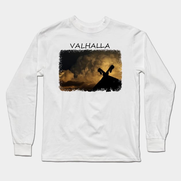Valhalla Long Sleeve T-Shirt by Whisperingpeaks